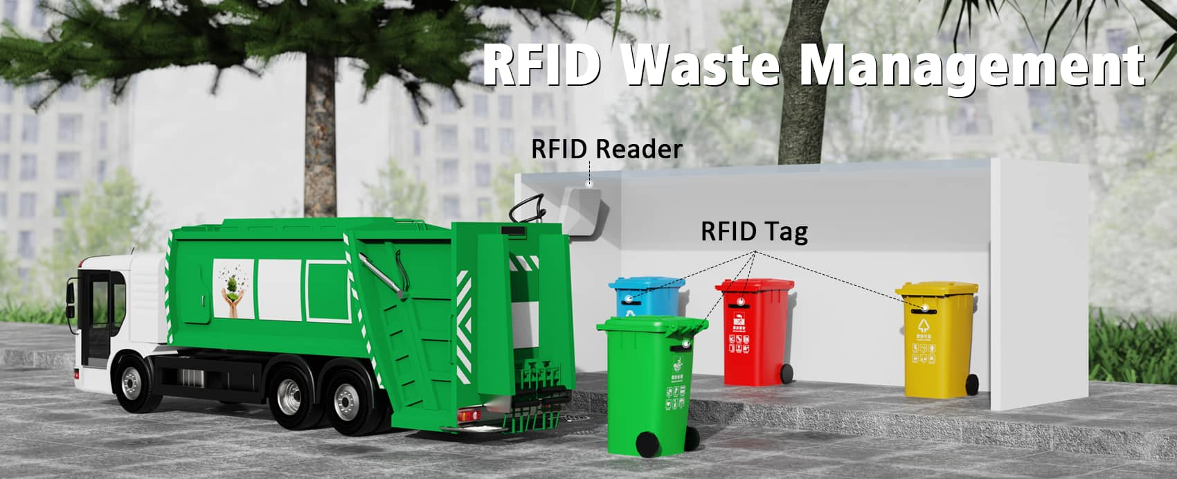 Revolutionierung der Abfallwirtschaft: Wie RFID-Technologie intelligentes Sortieren und Recycling verbessert