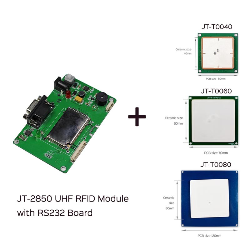 JT-2850 860-960MHz UHF RFID-Lesegerät-Modul-Entwicklungskit für RFID-Projekte