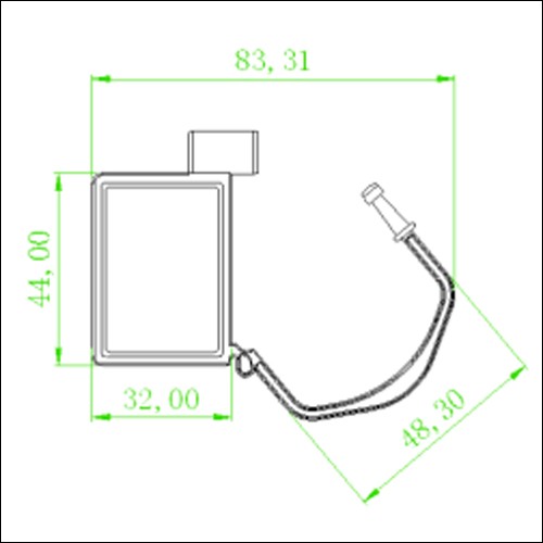 Gehäuseverriegelungs-Tag UHF RFID 6C