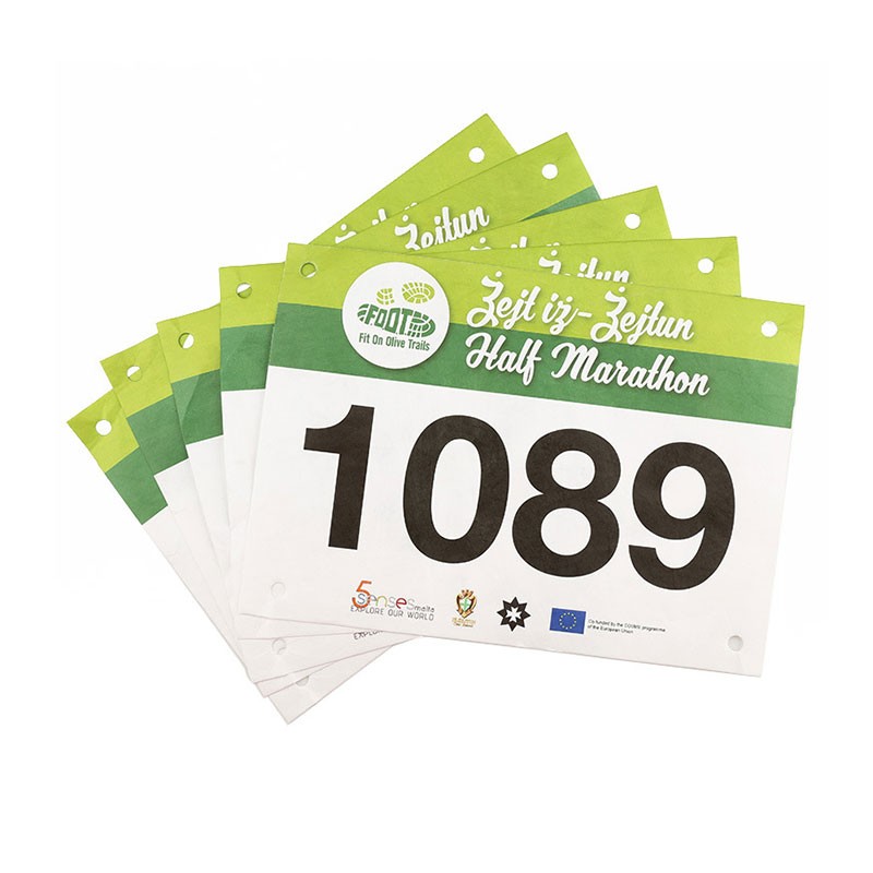 JT-240190 902-928 MHz Wasserdichter RFID Tyvek Marathon-Rennanhänger