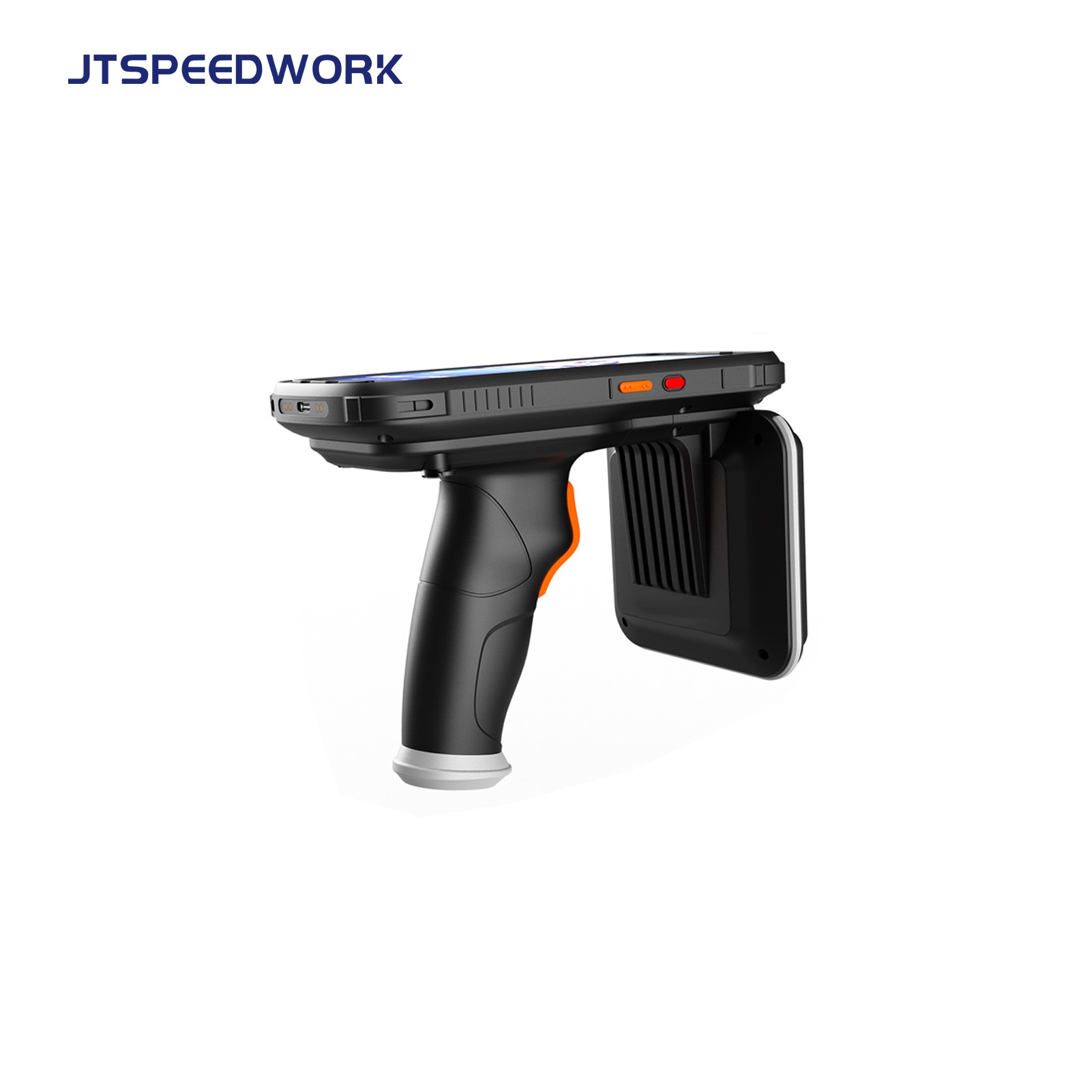 JT-973 Android 10.0 UHF RFID Handheld-Lesegerät mit großer Reichweite Impinj E710 IP65 NFC 2D Barcode-Scanner