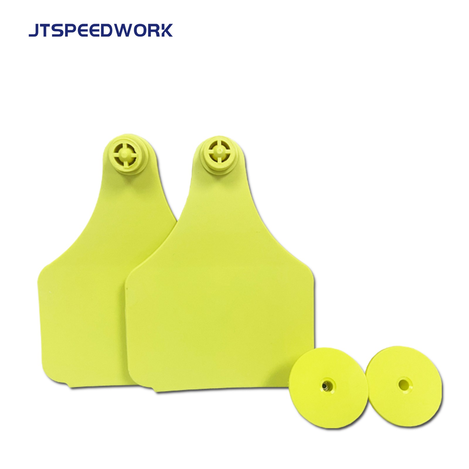 JT-E10080 100*75mm UHF RFID Tierohrmarke für Rinder zur Unterstützung des Viehmanagements