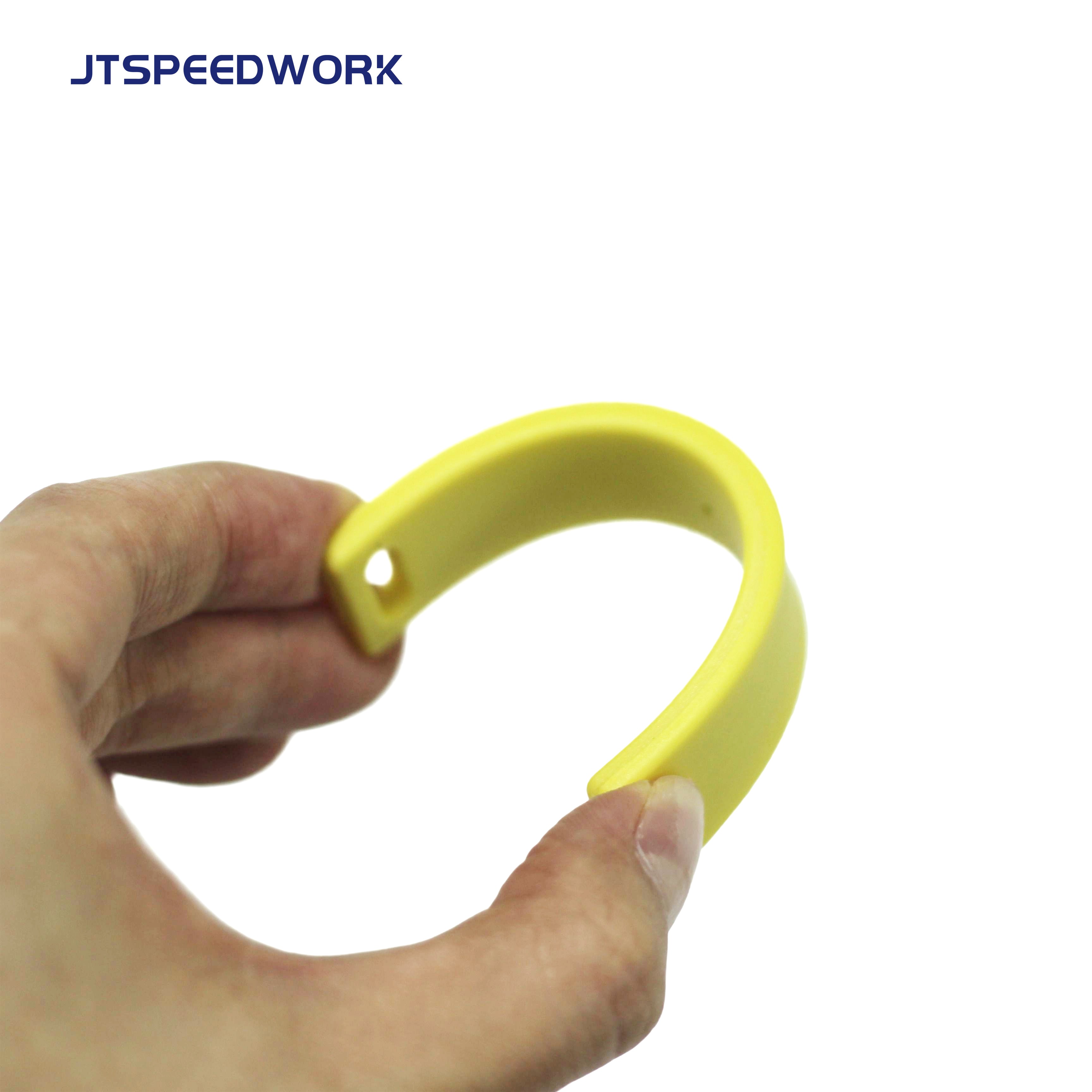 JT-K9018 90*18*4mm TPU UHF RFID Impinj Monza R6 Flexibler Anti-Metall-Tag