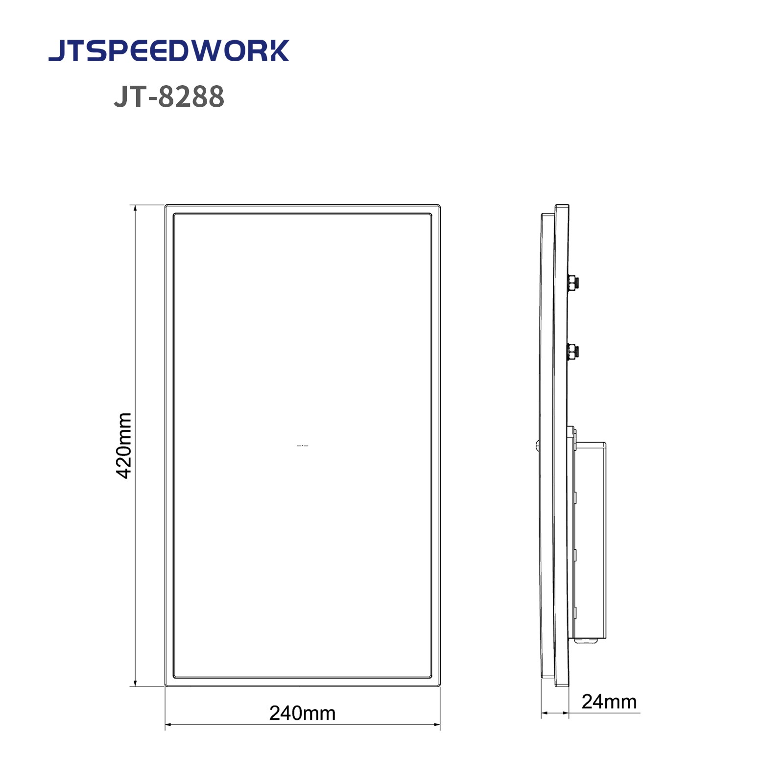 JT-8288 0-15m UHF RFID 860-960MHz Langstrecken-Lesegerät