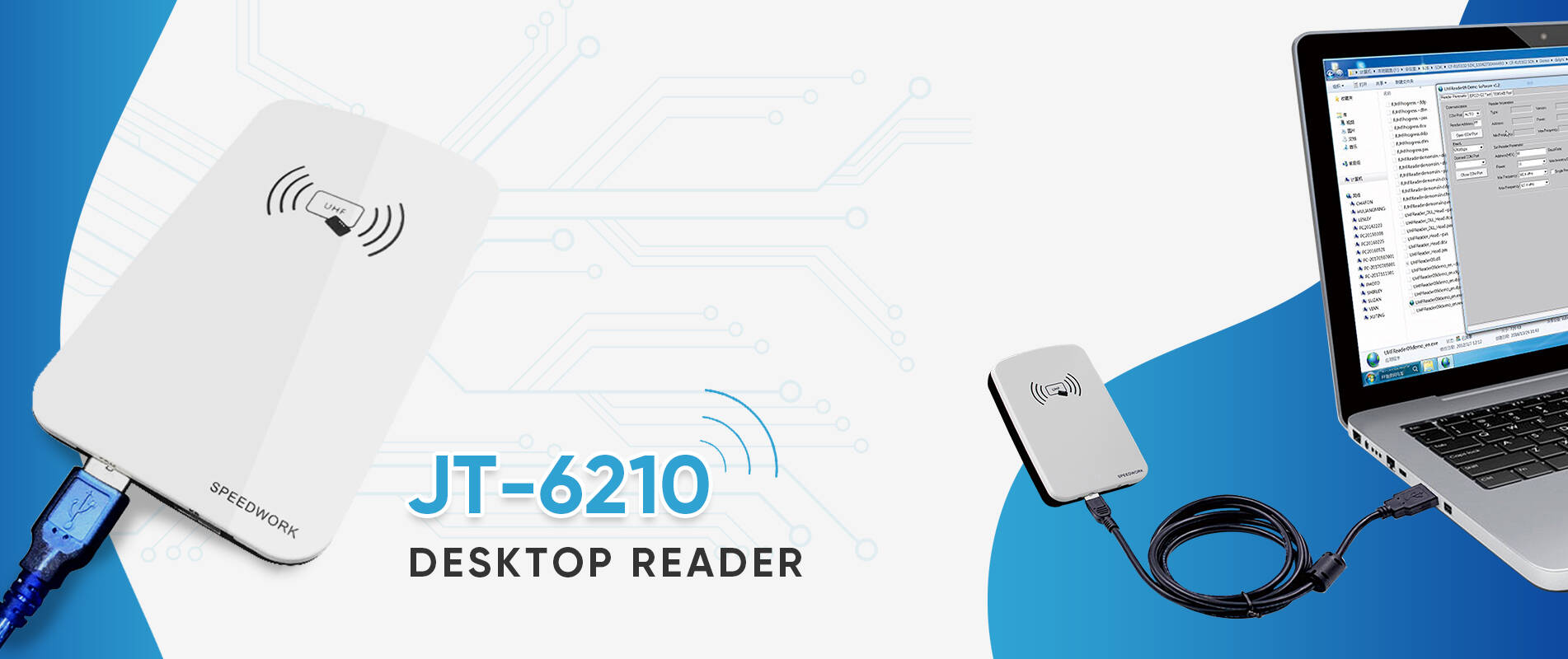 UHF RFID Desktop USB-Lesegerät/Schreiber