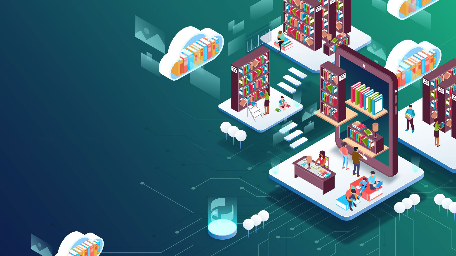 Intelligentes Bücherregalmanagement